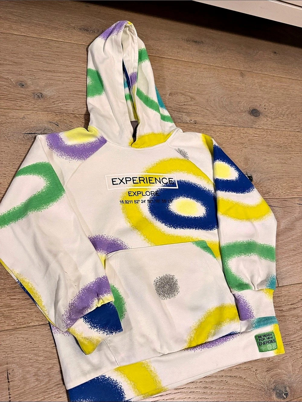 Kids Abstract Graphic Hoodie Like New